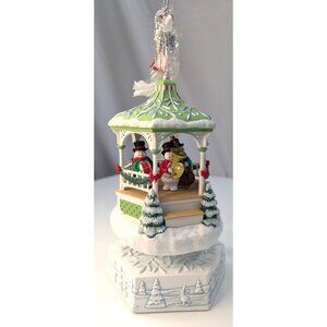 Hallmark 2020 Snowman Band Keepsake Club Ornament,Display Stand, Penguin & Hooks